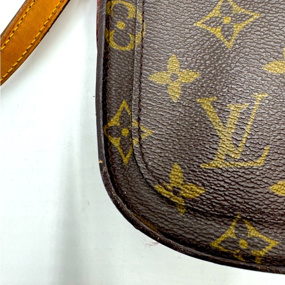Auth Louis Vuitton Brown Monogram LV Saint Cloud Crossbody Bag PM Vintage - Picture 10 of 16
